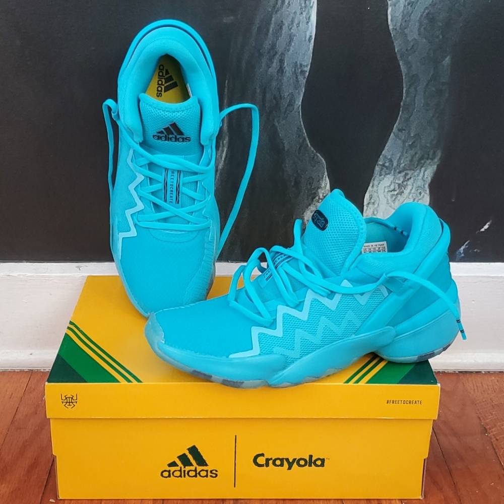 D.O.N. Issue 2 Adidas Signal Cyan Crayola